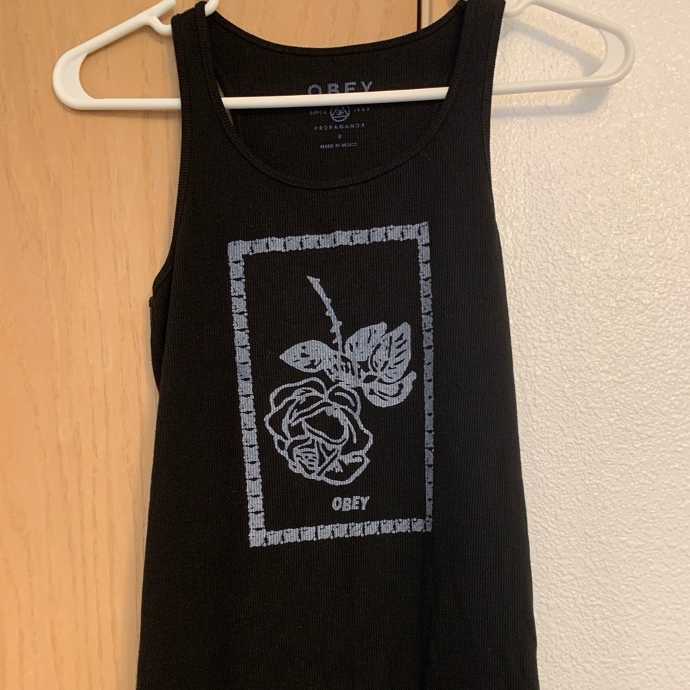 Obey Black Tank Top